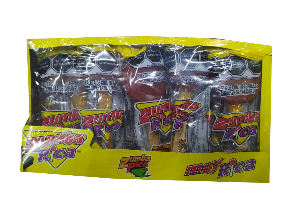 paleta zumba rica paquete